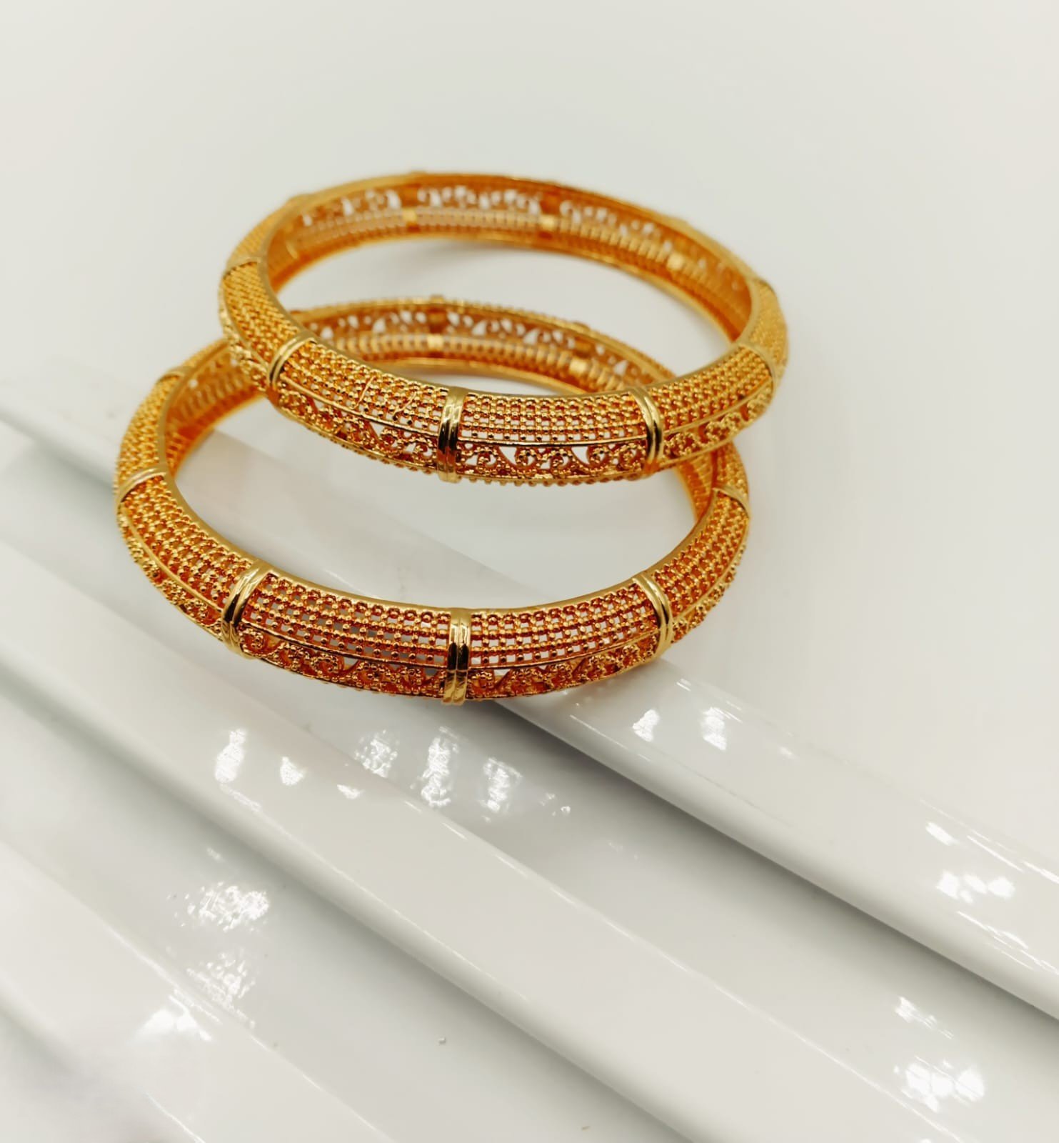 Elegant Textured kara - G2D-AJ-MJ-0032