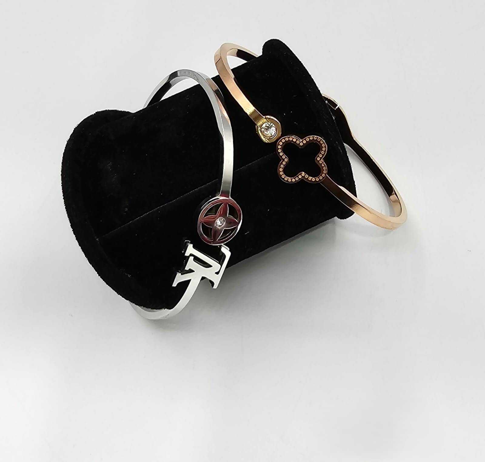 Sparkling Polished Metal kara - G2D-AJ-MJ-0098