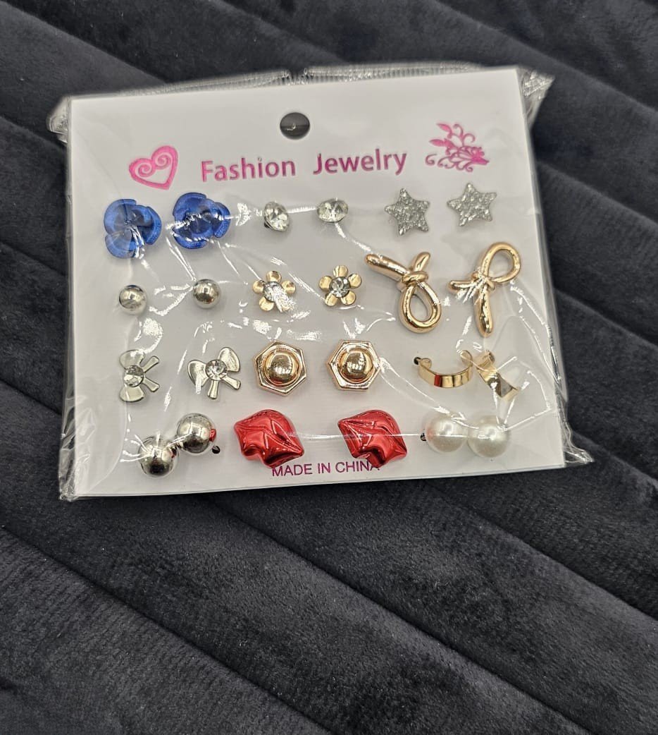 Sparkling Zircon Nose earrings - G2D-AJ-MJ-0163