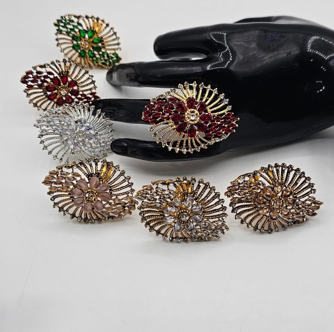 Sparkling Mesh ring - G2D-AJ-MJ-0188