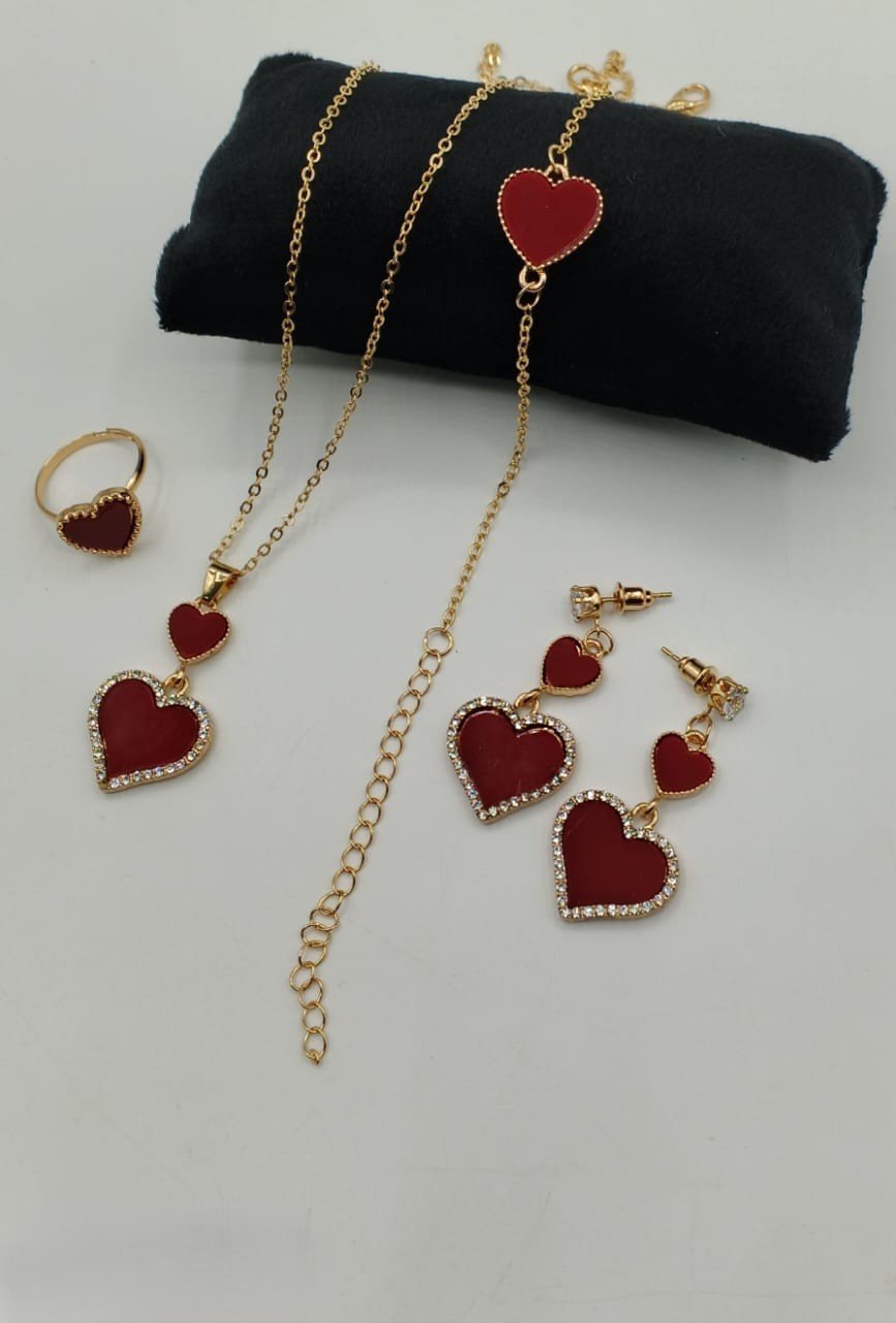 Sparkling Diamond Cut Ear necklace - G2D-AJ-MJ-0234