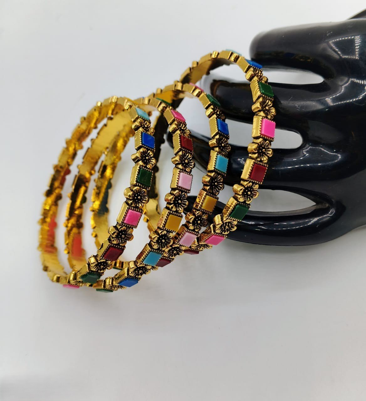 Silver Textured kara - G2D-AJ-MJ-0272