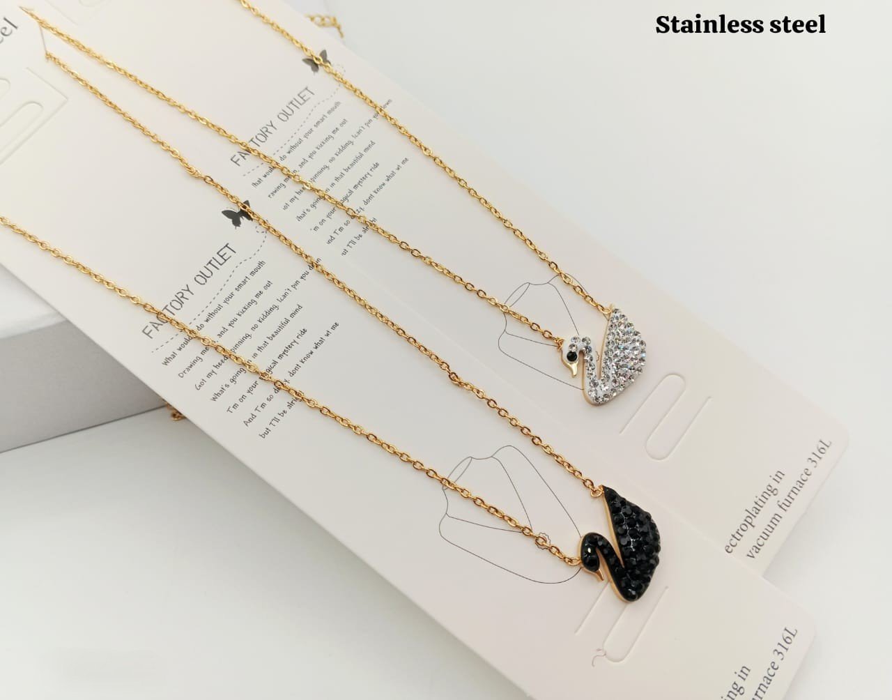Stylish Crystal Ear necklace - G2D-AJ-MJ-0285