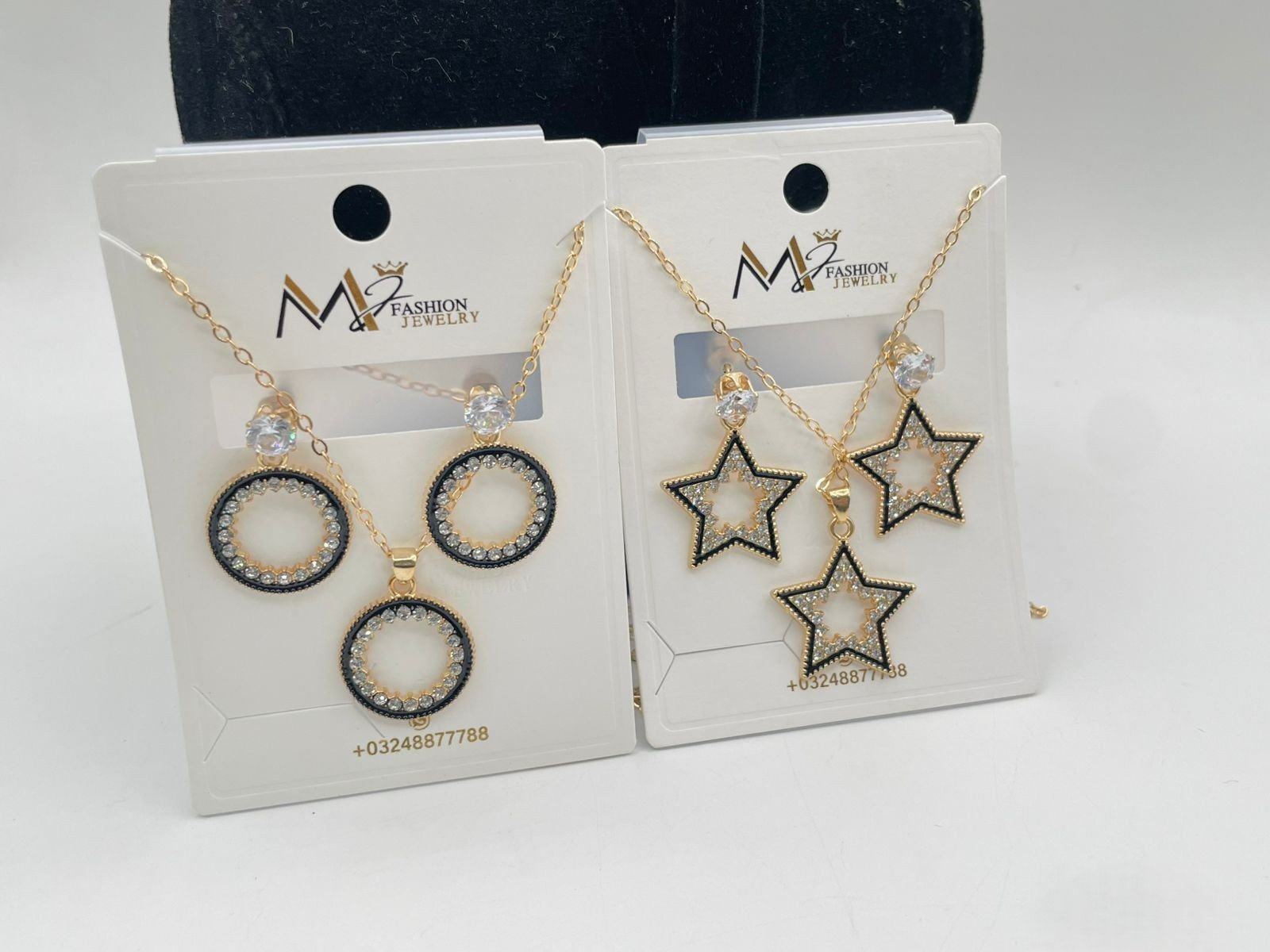 Bold Cubic Zirconia necklace - G2D-AJ-MJ-0359