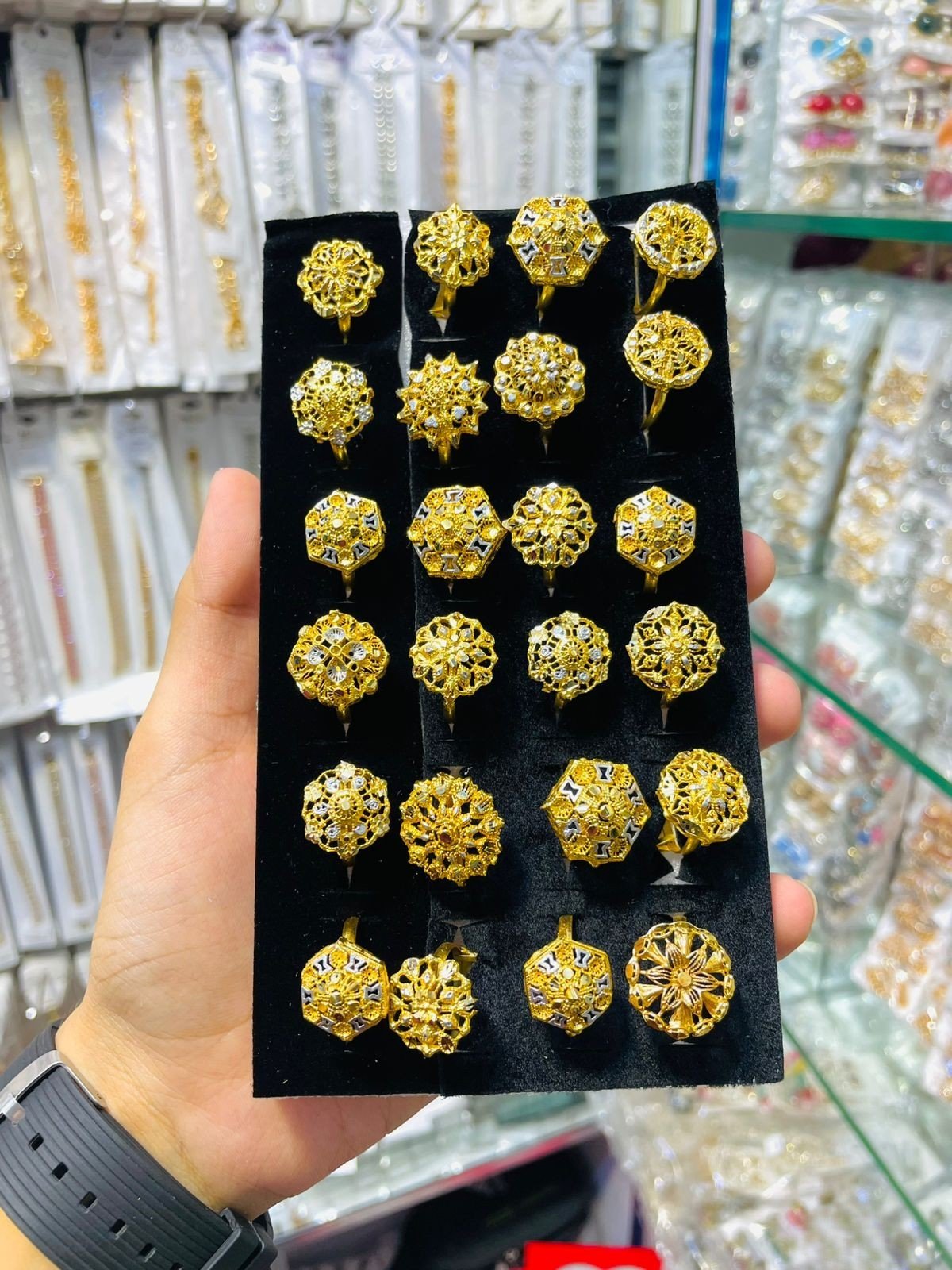 Polished Rhinestone Nose ring - G2D-AJ-MJ-0515