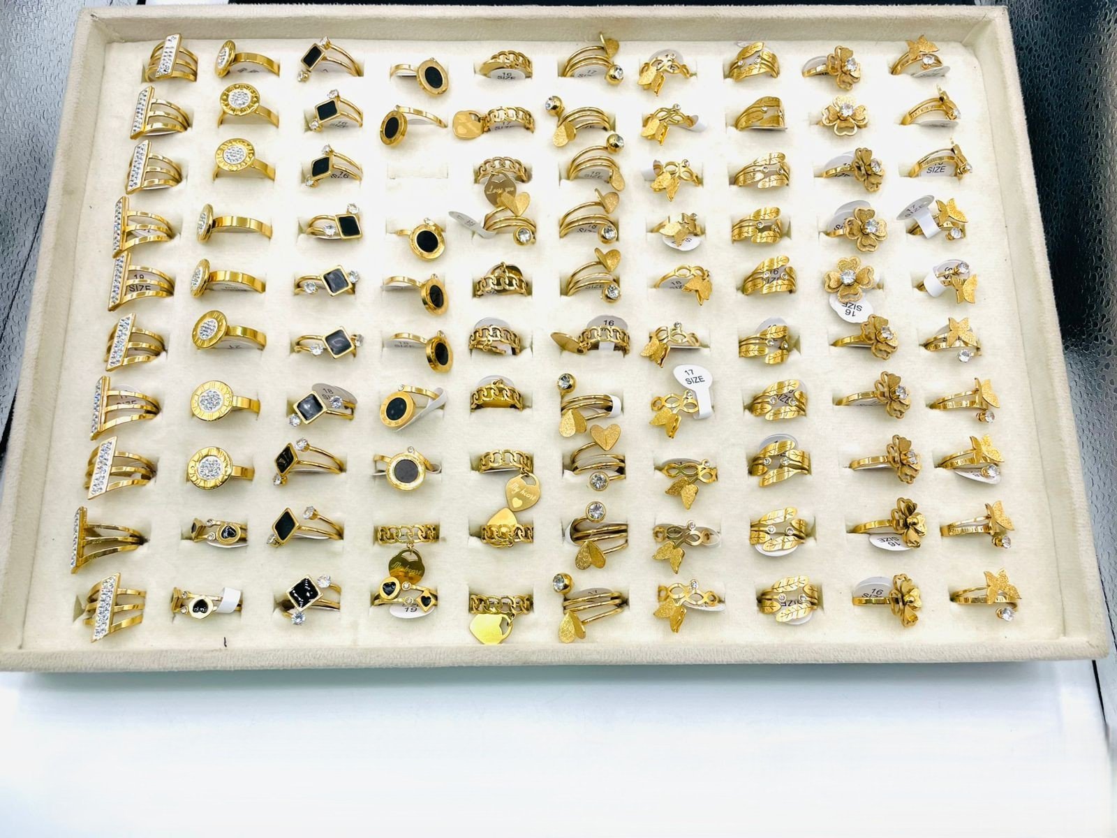 Bold Gold Plated ring - G2D-AJ-MJ-0533