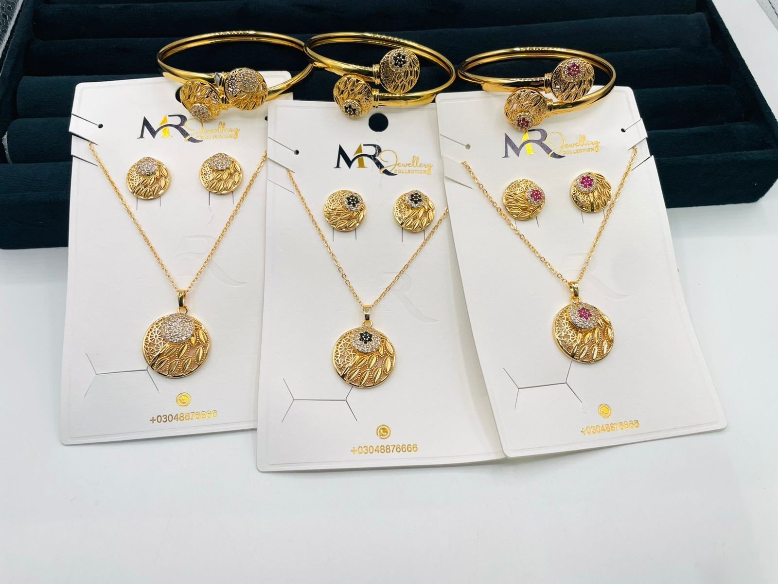 Trendy Cubic Zirconia necklace - G2D-AJ-MJ-0577