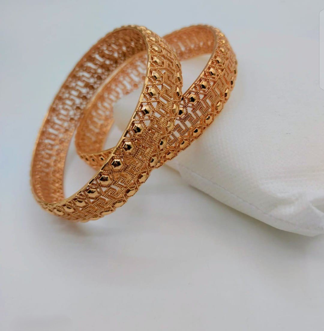 Lustrous Gold Plated Toe kara - G2D-AJ-MJ-0774